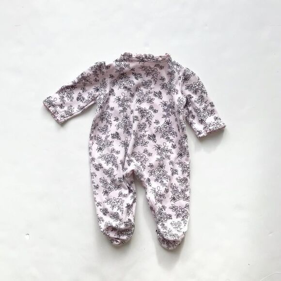 Little Me floral footed jumpsuit VGUC 3 months - Picture 4 of 4